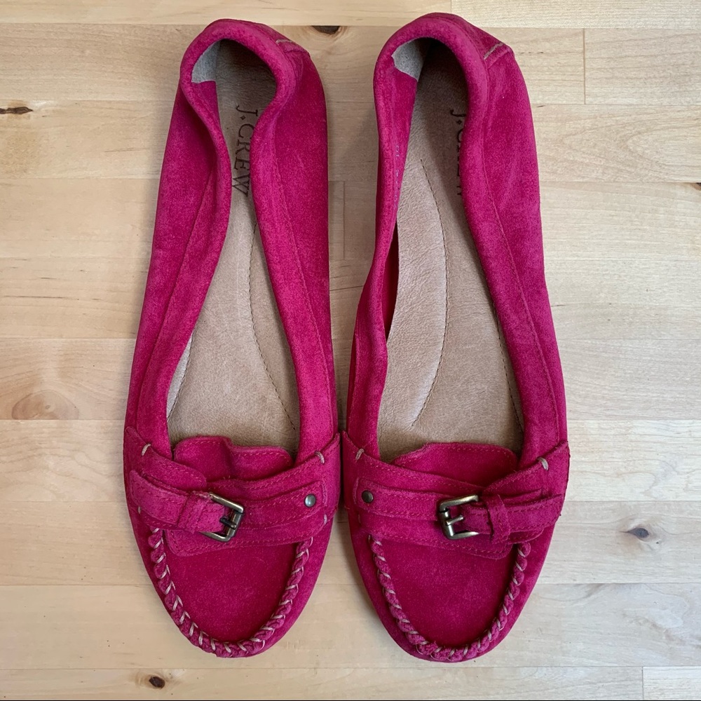 J. Crew Kingston Suede Driving Moccasins